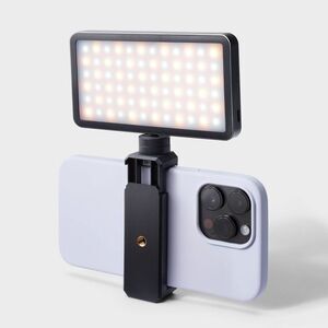 Led Light Attachment - Black: Camera Lighting Accessory